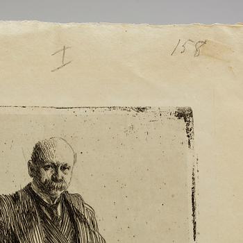 ANDERS ZORN, etching, 1900, state III of III, signed in pencil.