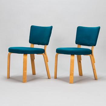 Alvar Aalto, tuolipari, malli 62, O.Y. Huonekalu- ja Rakennustyötehdas A.B. 1900-luvun puoliväli.