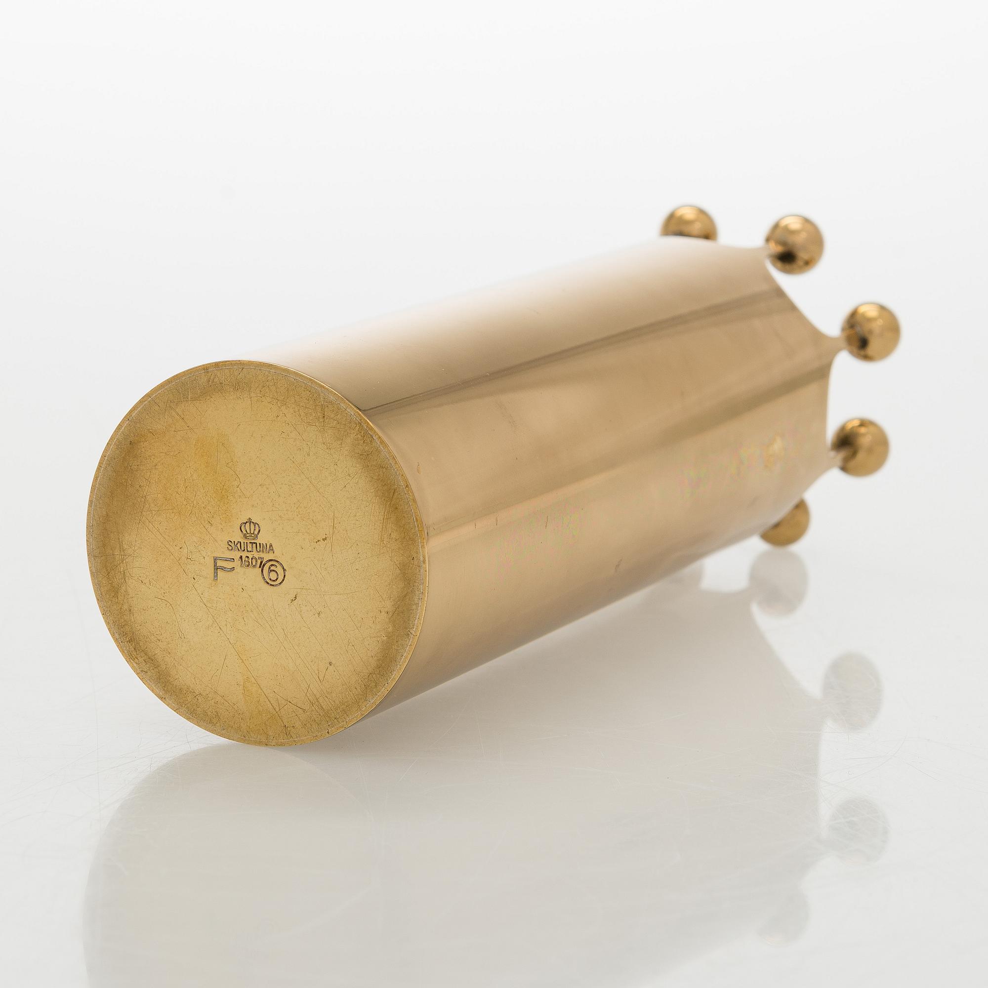 Pierre Forssell, vas, Mässingstudion, Skultuna 1960-tal.