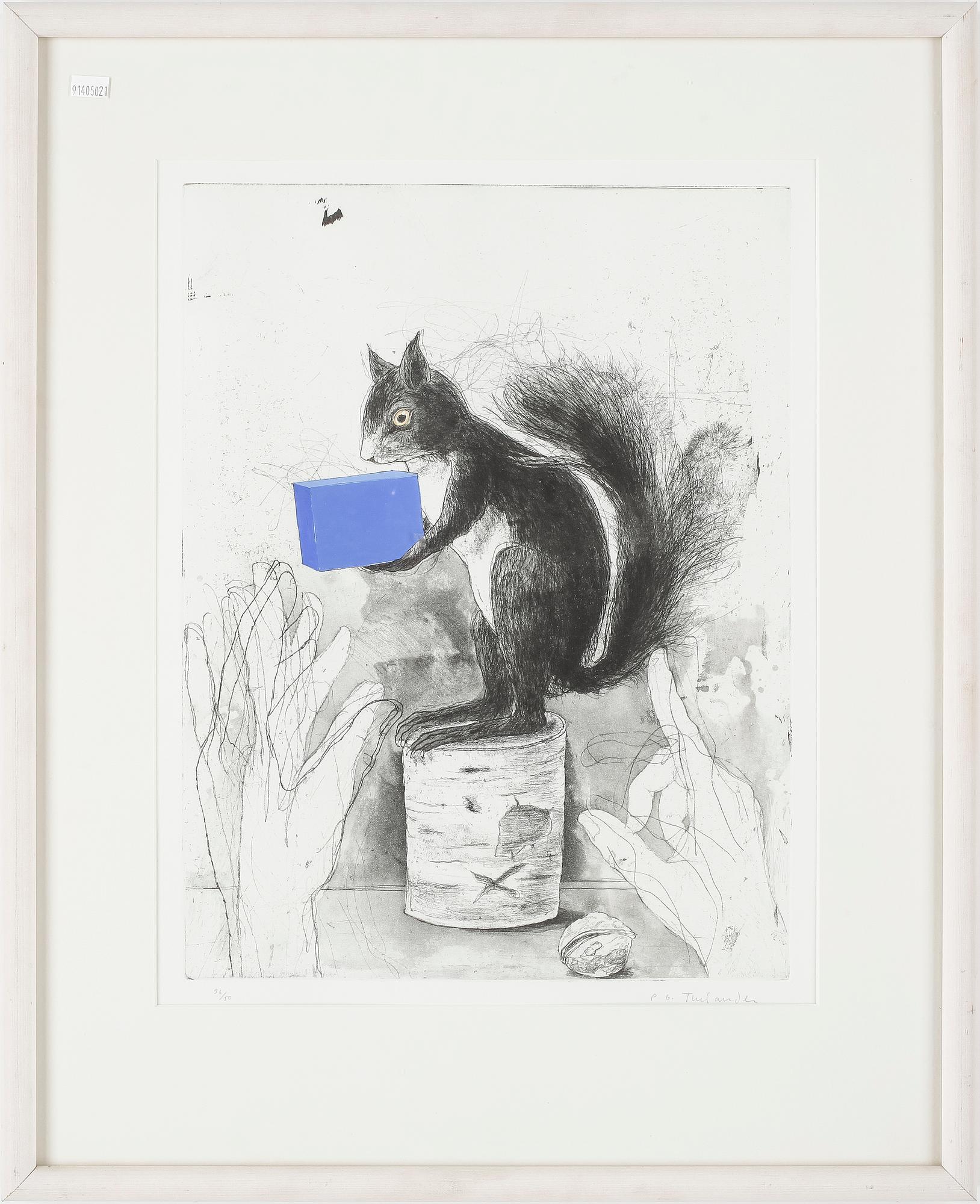 PÄR GUNNAR THELANDER, färgetsning, signerad, numrerad 36/50.