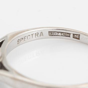 Brilliant cut diamond solitaire ring, 1,00 ct.