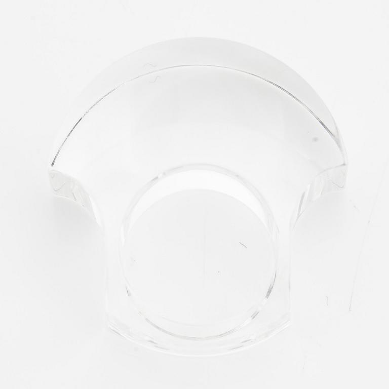 Siv Lagerström, three rings, acrylic plastic, 1970s.