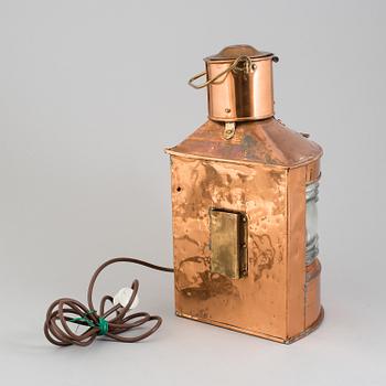 A first half of the 20th century copper lantern.