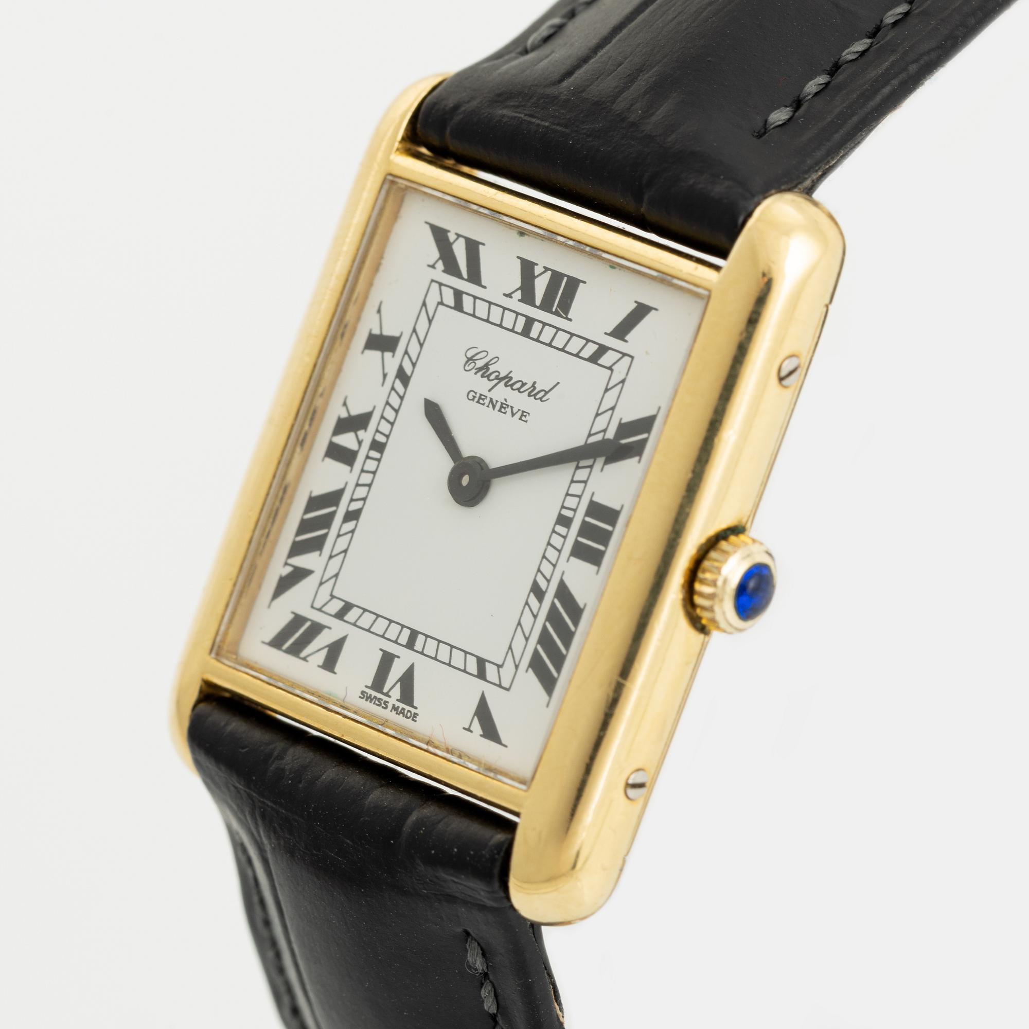 Chopard, Genève, wristwatch, 23 mm.