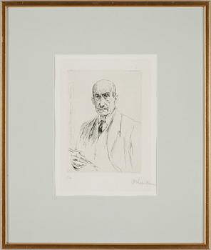 Max Liebermann · MAX LIEBERMANN, torrnålsgravyr, signerad o numrerad i blyerts 1/120.
