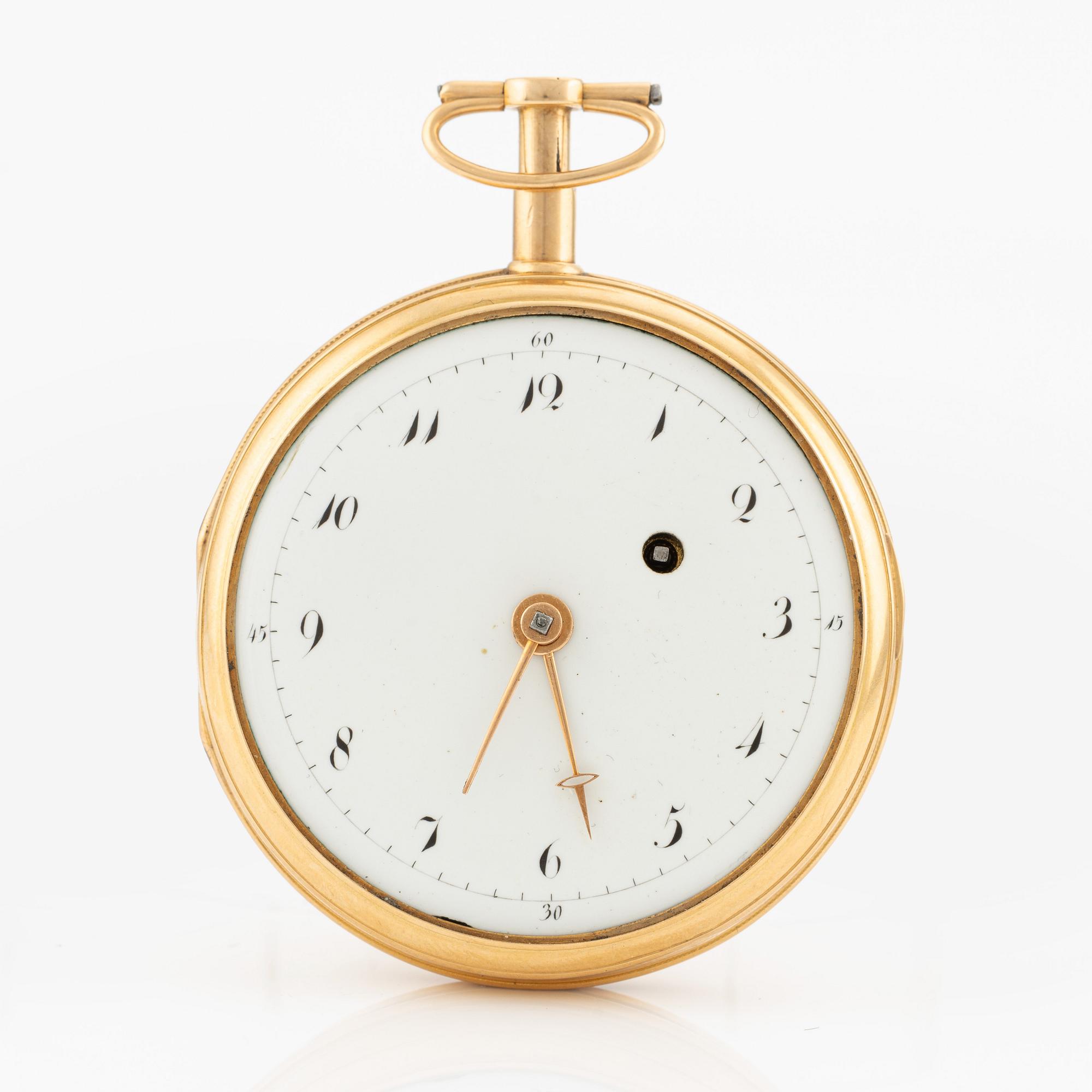 Fickur, 18K guld, 52 mm.