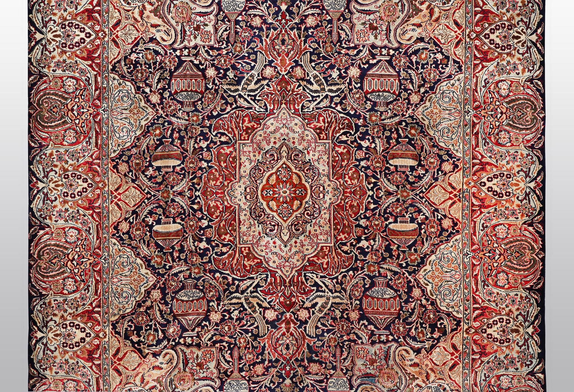 A carpet, Kashmar, ca 384 x 296 cm.