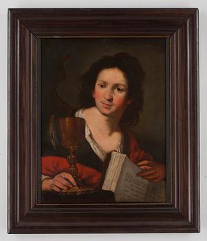 Bernardo Strozzi Hans krets, Evangelisten Johannes.
