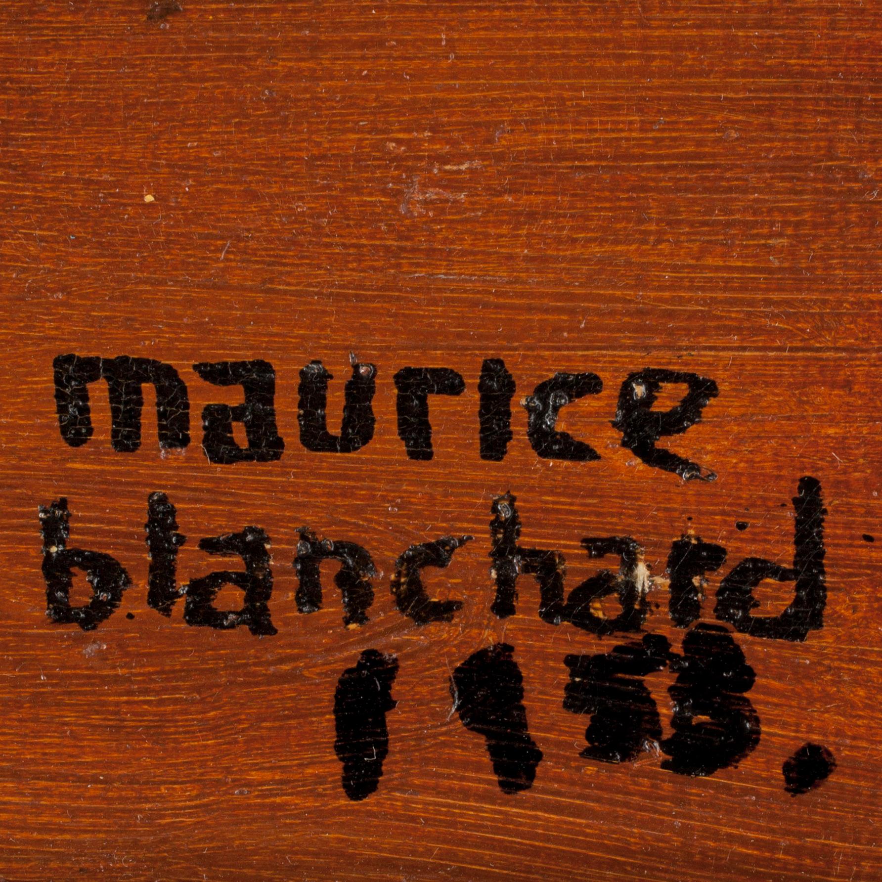 MAURICE BLANCHARD, olja på duk, signerad och daterad 1958.