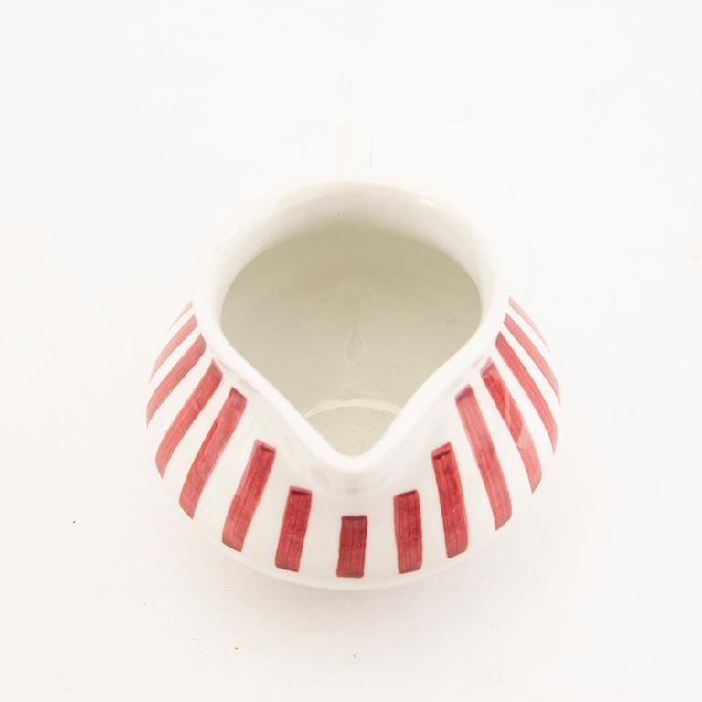 Karin Björquist,  27 pieces of eartheware tableware for Gustavsberg, model "Tea", third quarter of the 20th century.