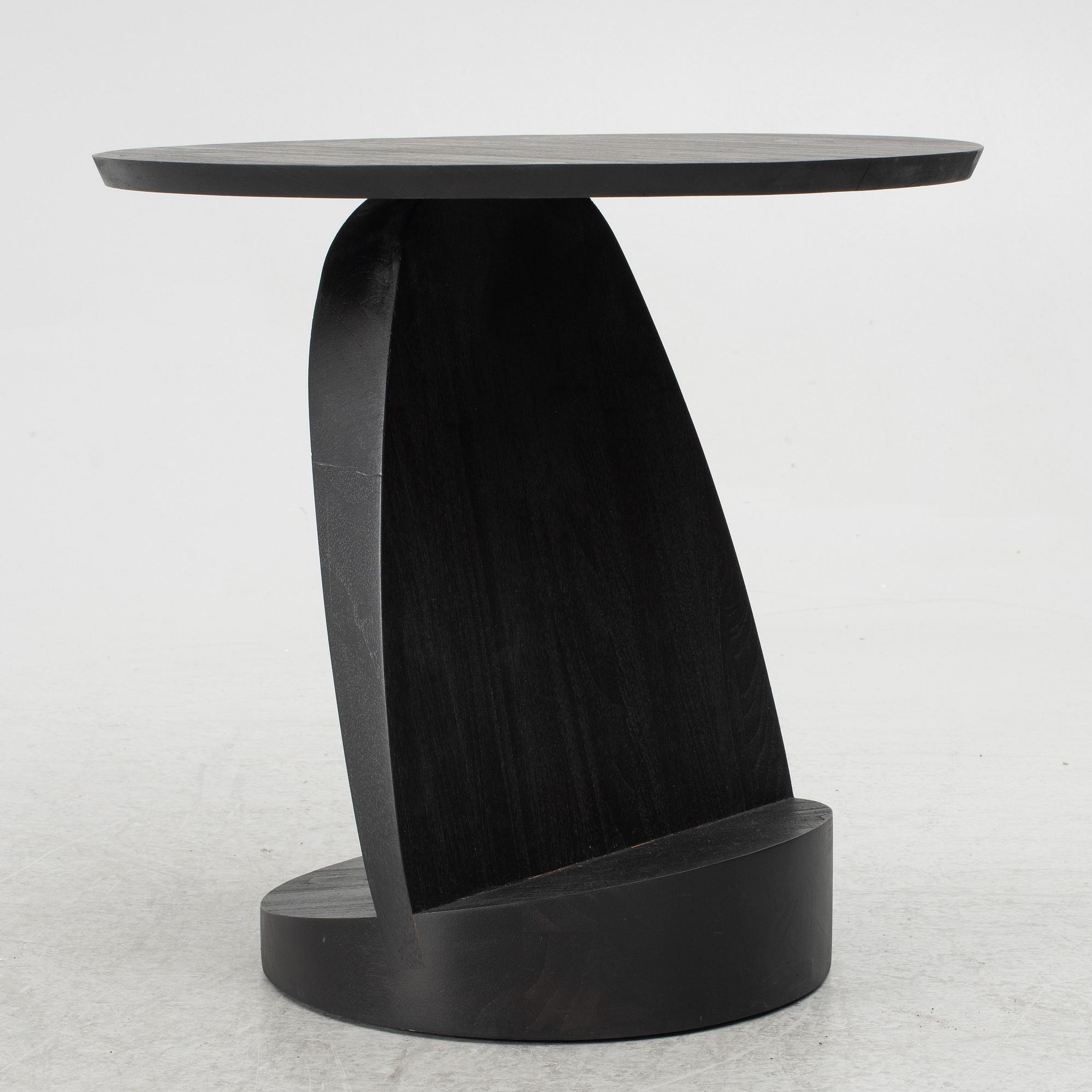 Alain van Havre, side table, 'Oblic', Ethnicraft, Belgium, contemporary.