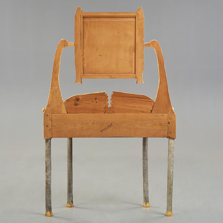 Gérard Rigot, A Gérard Rigot painted wood dressing table, France 1980-90's.