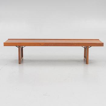 Torbjørn Afdal, 'Krobo' bench with plant stand, Bruksbo, Mellemstrand, Norway, second half of the 20th century.