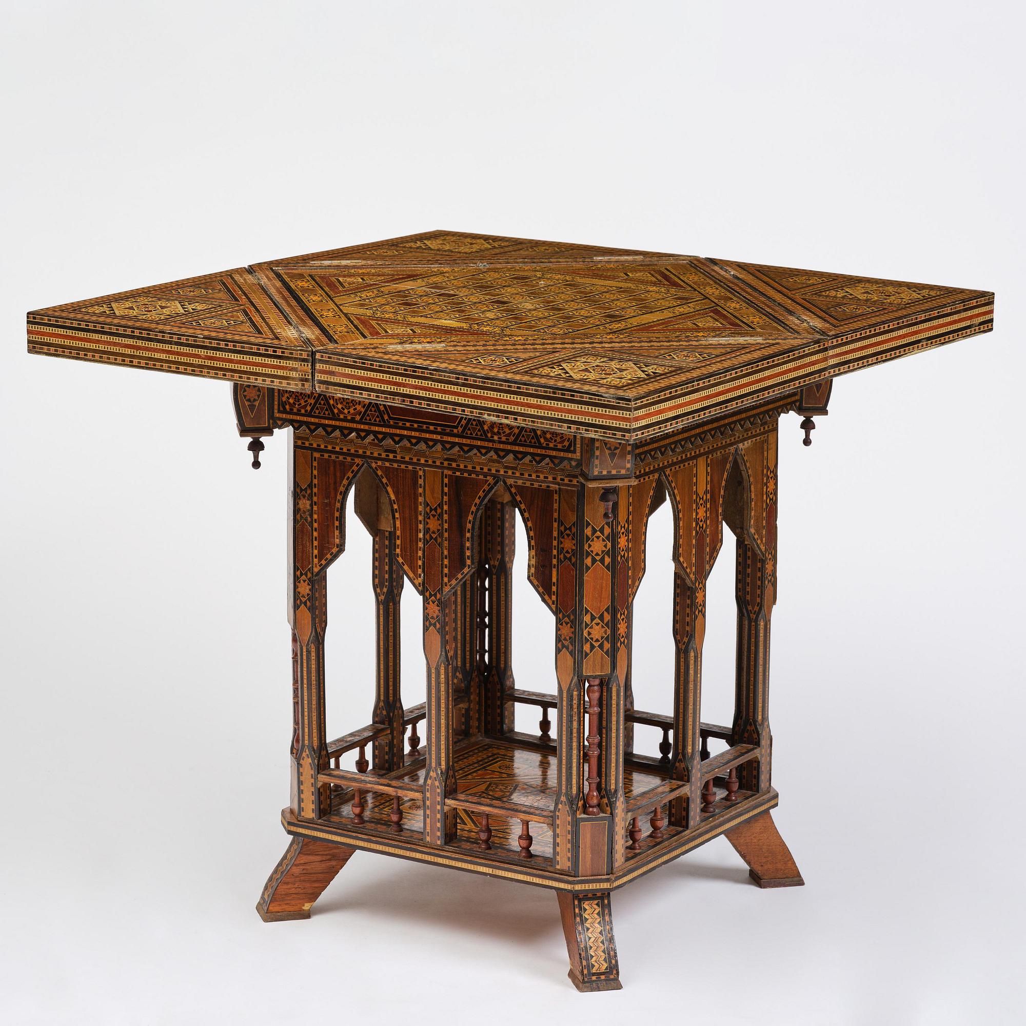 Spelbord, Damaskus Syrien, omkring år 1900.