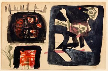 ANTONI CLAVÉ, mixed media, signed.