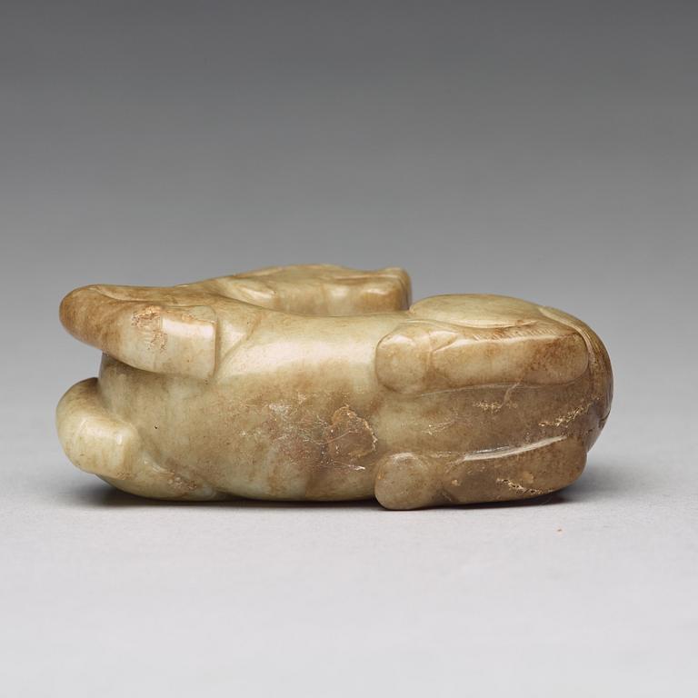 FIGURIN, nefrit. Mingdynastin (1368-1644).