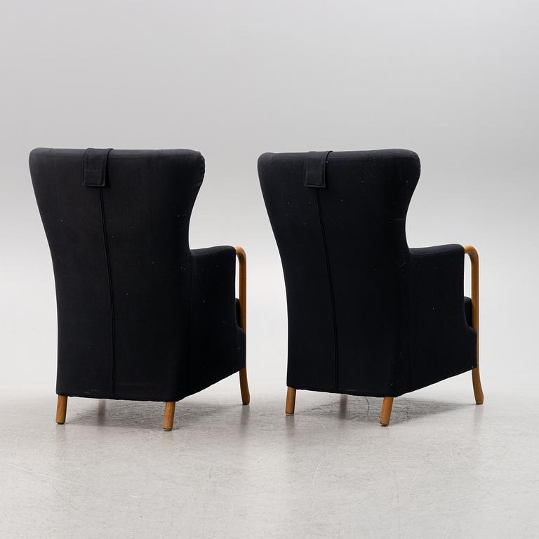 A pair of 'Claudia' armchairs, Stouby, Denmark.