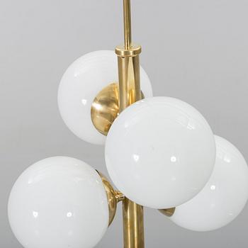 A BRASS CEILING LAMP SECOND HALF OF 20TH CENTURY,