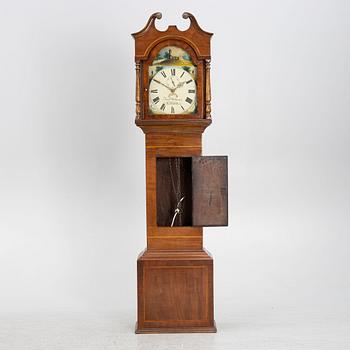 Floor clock, Crickhowell, the dial marked Dan Williams, Crickhowell, first half of the 19th century.