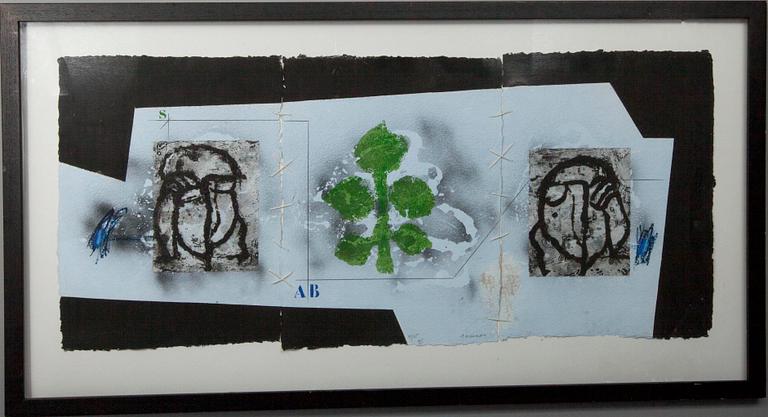 JAMES COIGNARD (FRANKRIKE), carborundum, etsning, blandteknik, numr. 15/15, sign.