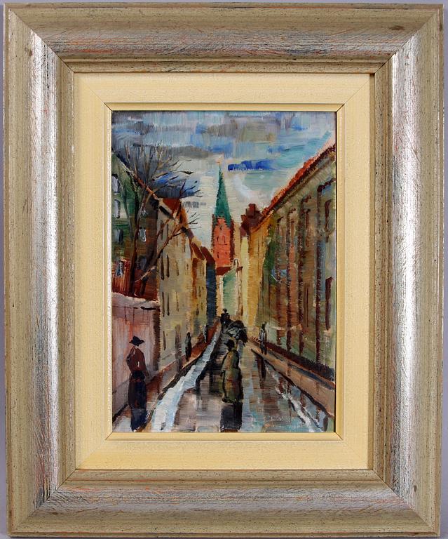 ERIK JÖNSSON, olja på uppfordrad duk, sign och bet skiss, a tergo dat 1920.