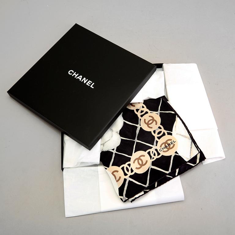 A Chanel silk scarf 2017.