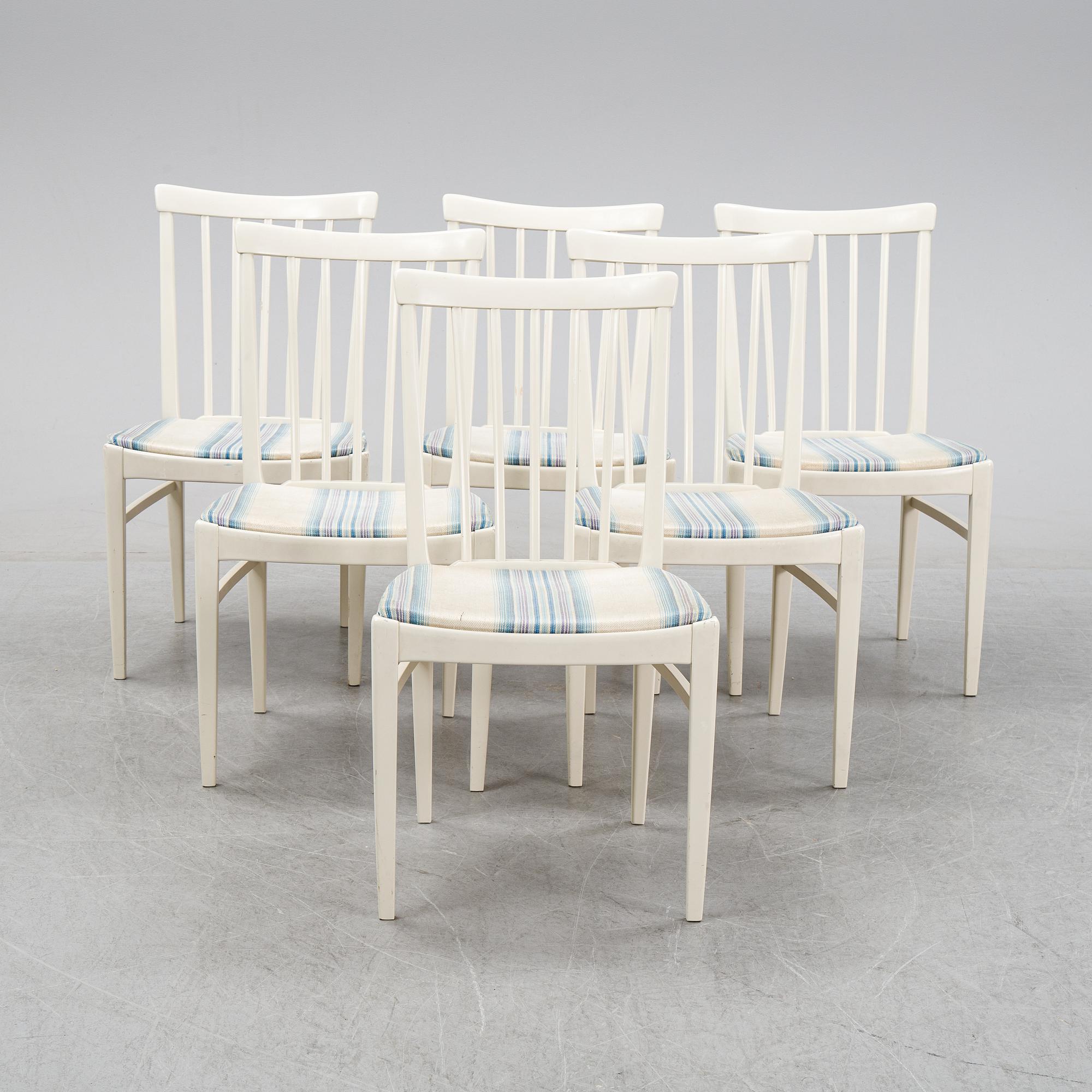 Carl Malmsten, matsalsgrupp, 7 delar, Bodafors.