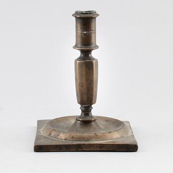 LJUSSTAKE, mässing, 1600-/1700-tal.