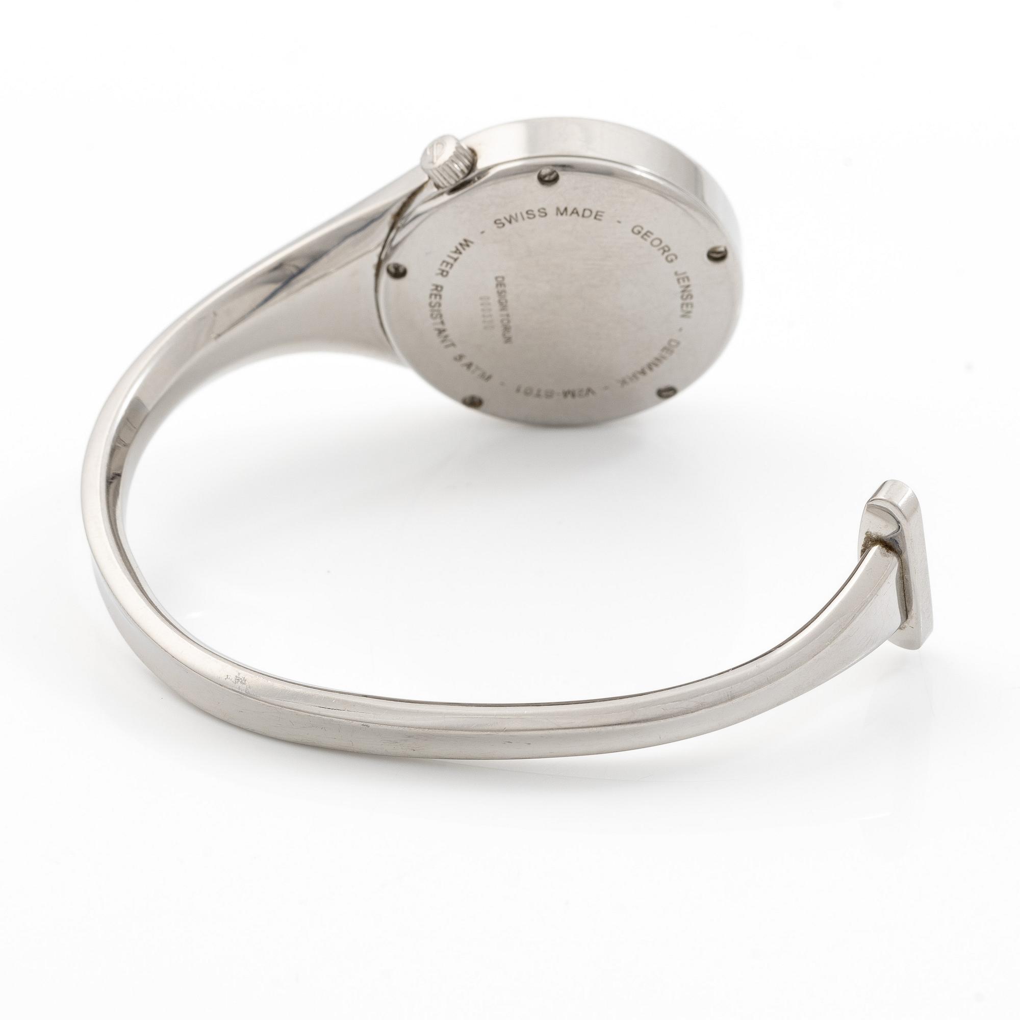 Georg Jensen, Vivianna, design Torun Bülow, armbandsur, 27 mm.