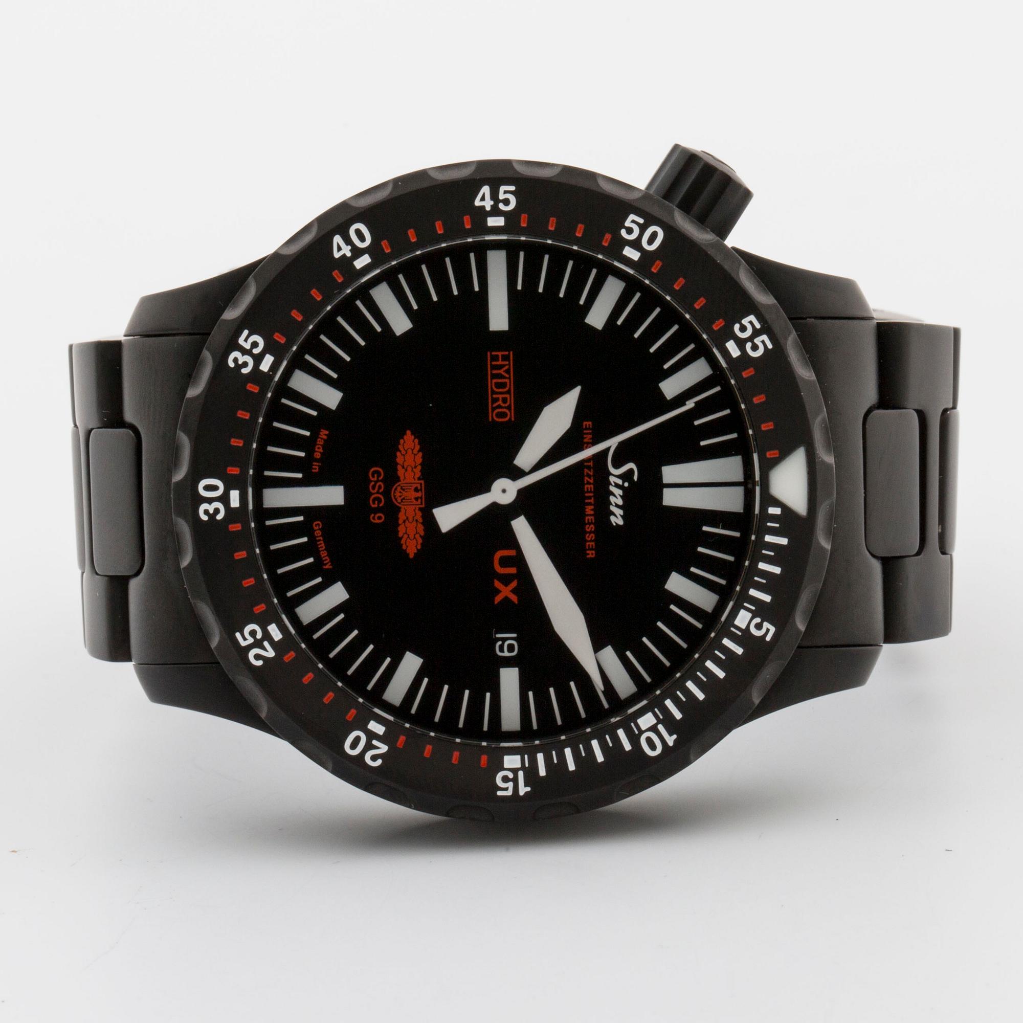 SINN, UX S GSG 9, armbandsur, 44 mm,