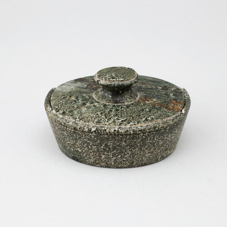 A swedish marble box, 19th century.