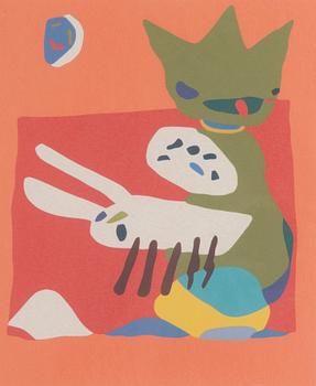 Riitta Nelimarkka, "Jänis saa sopivan lahjan" (Haren får en passande present).