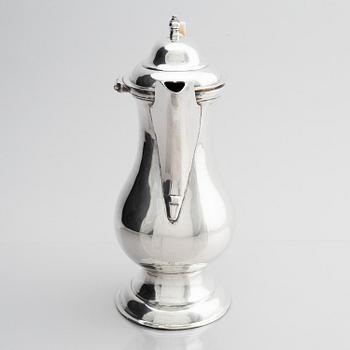 Kaffekanna, silver, Wien, Österrike, 1776.