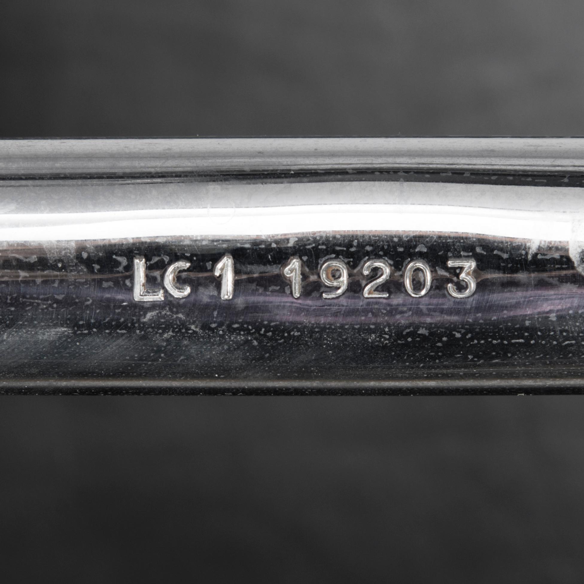 LE CORBUSIER, nojatuoleja, 4 kpl, malli LC1, 1900-luvun loppu.