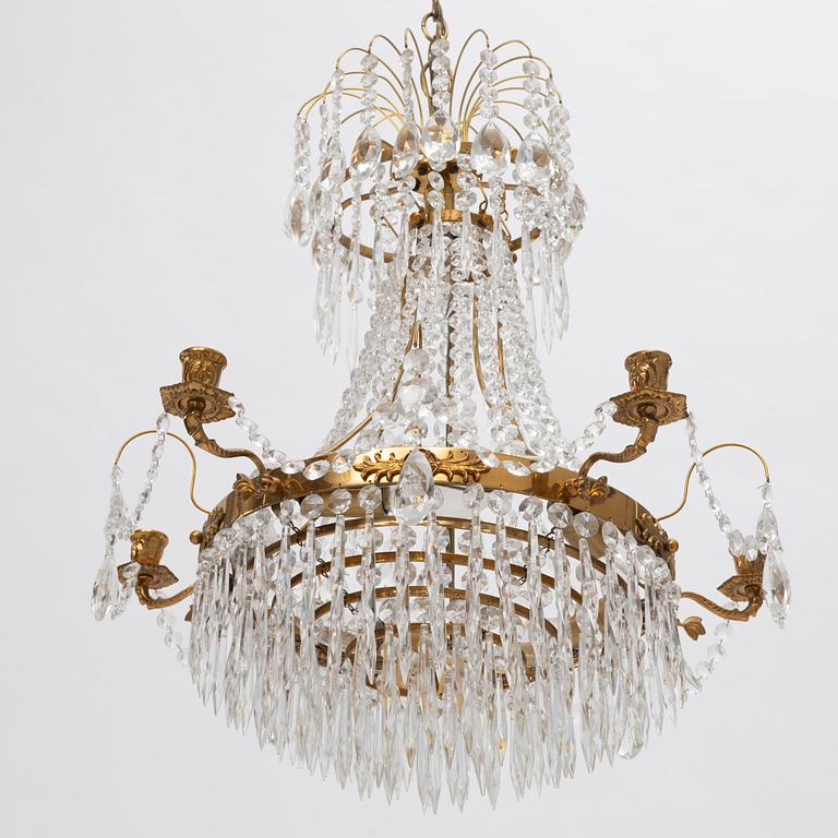 Chandelier, circa mid-20th century.