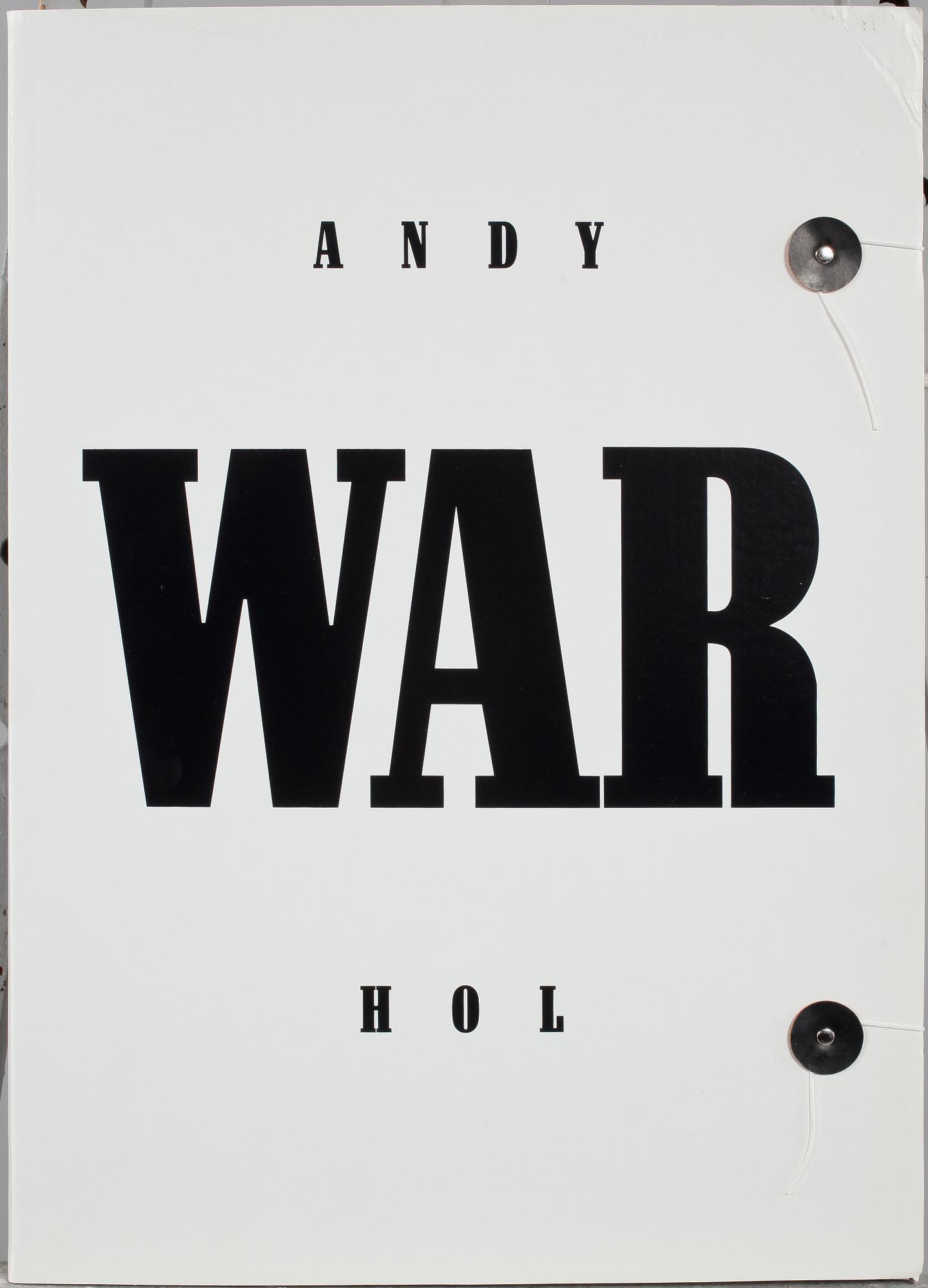 ANDY WARHOL, katalog, "liquid pop", 1999, för Wetterling Gallery och Art Now Gallery.