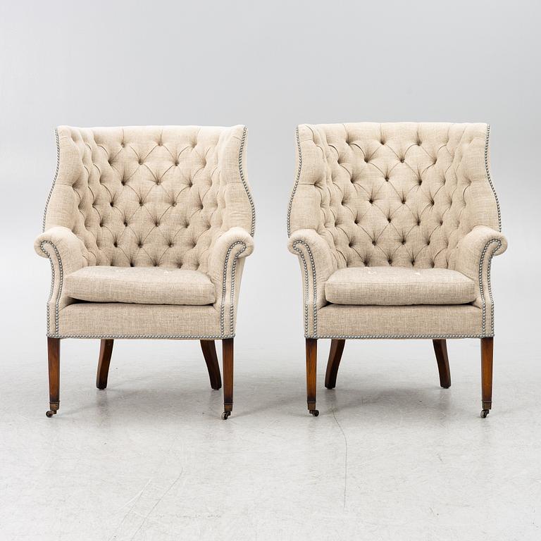 Armchairs, a pair, "Churchtown", Artwood.