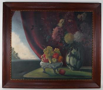 EKWALL SCHEUTZ, olja på pannå, sign.