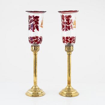 A pair of Nikolaj I mid 19th Century lanterns.