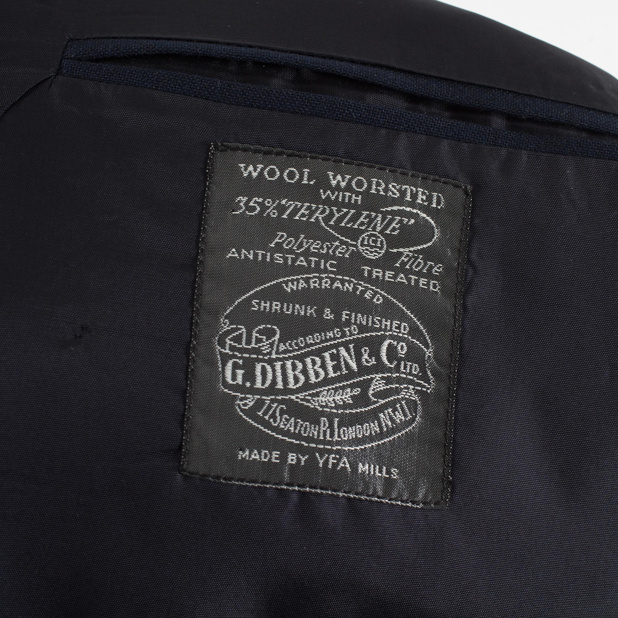 A Swedish three piece naval uniform for lieutenant, 20th cnetury.