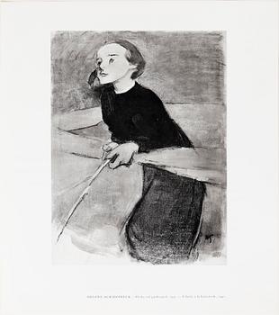 HELENE SCHJERFBECK, portfolio with 48 black and white reproductions, Stockholm 1945.