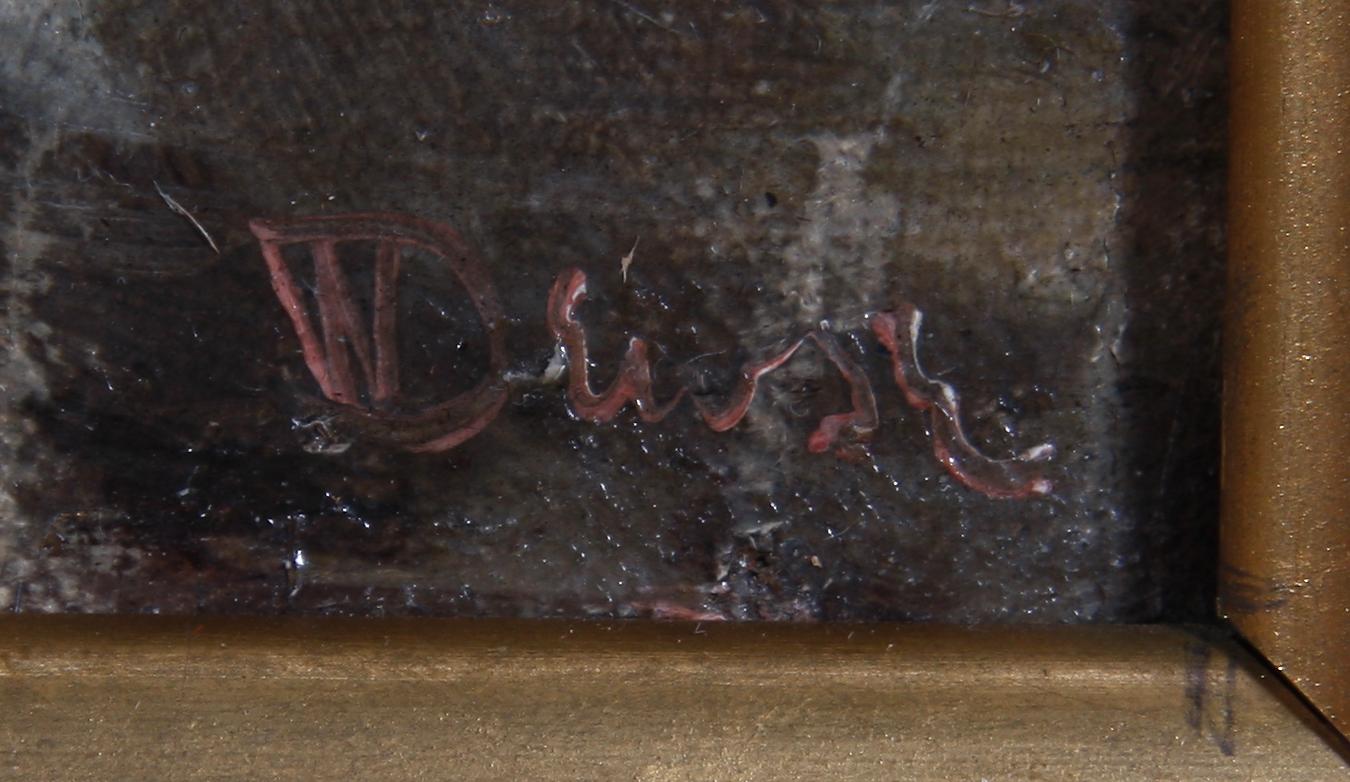 OKÄND KONSTNÄR, olja på duk, bär troligen sign van Buren. 1800-tal.