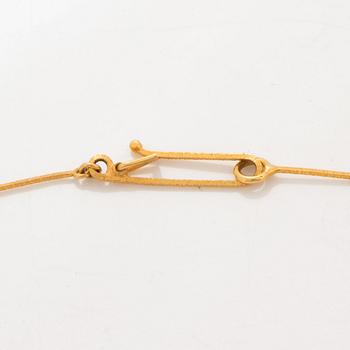 Björn Weckström, a single cut diamond necklace "Thai", Lapponia, 1979.