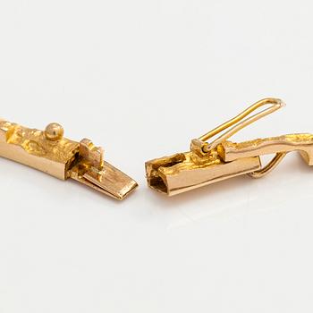 Björn Weckström, kaulakoru, "Tunturi", 14K kultaa. Lapponia 1976.