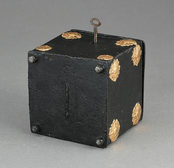TOBAKSBURK, gjutjärn, 1800-tal.