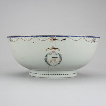 SKÅL, kompaniporslin, Kina, Qianlong (1736-95).