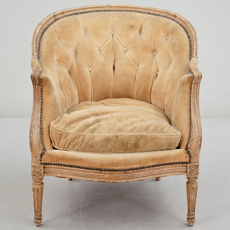 BERGERE, gustaviansk stil, 1800-tal.