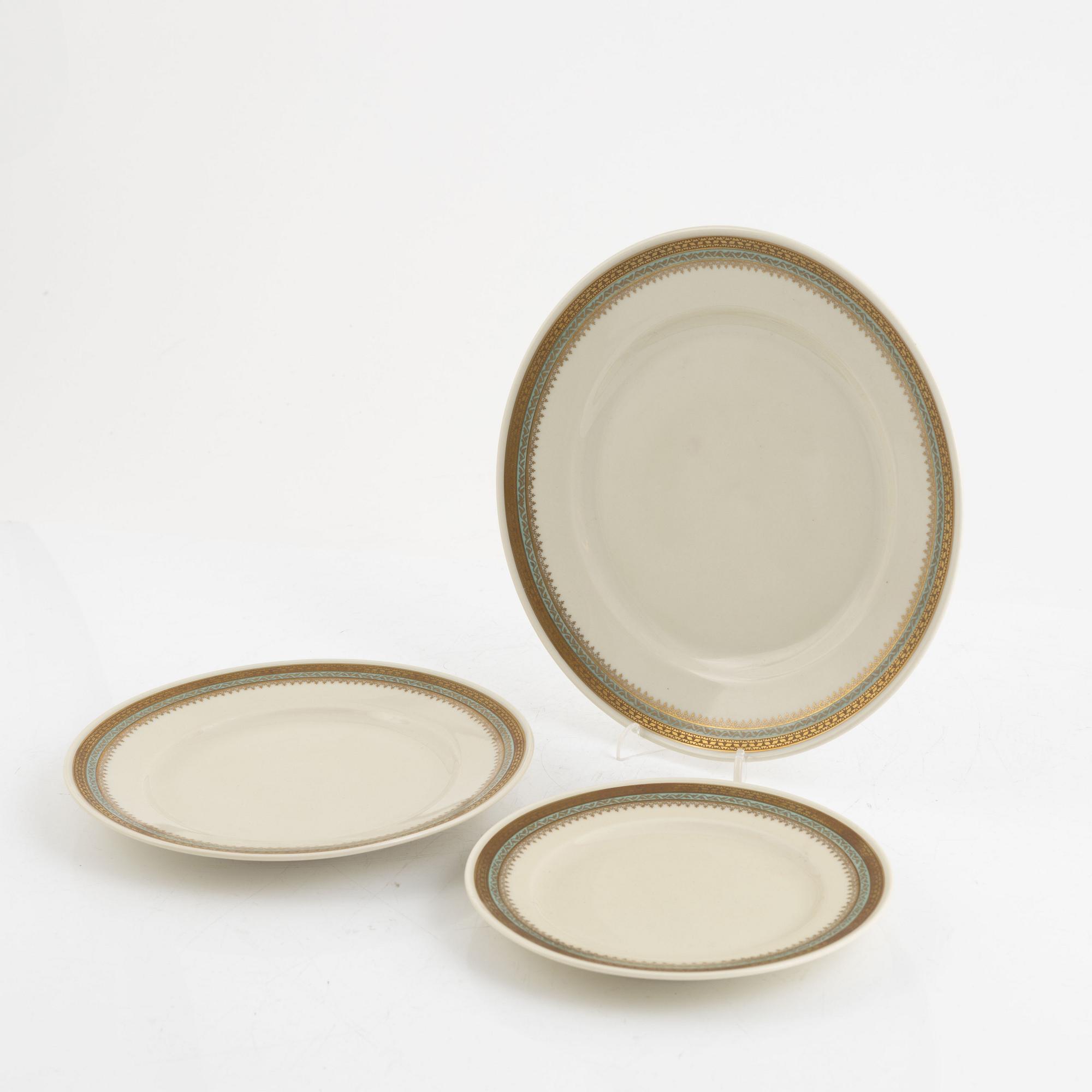 A 69-piece porcelain dinner service, Johann Haviland, Bavaria.