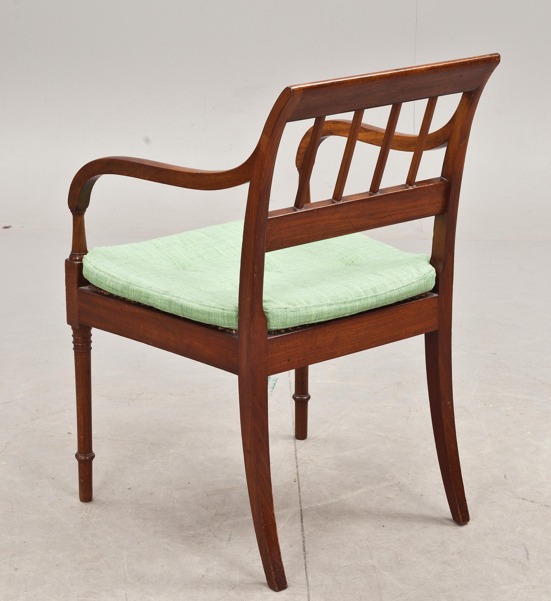 KARMSTOL, Karl Johanstil, troligen Danmark, 1800/1900-tal.