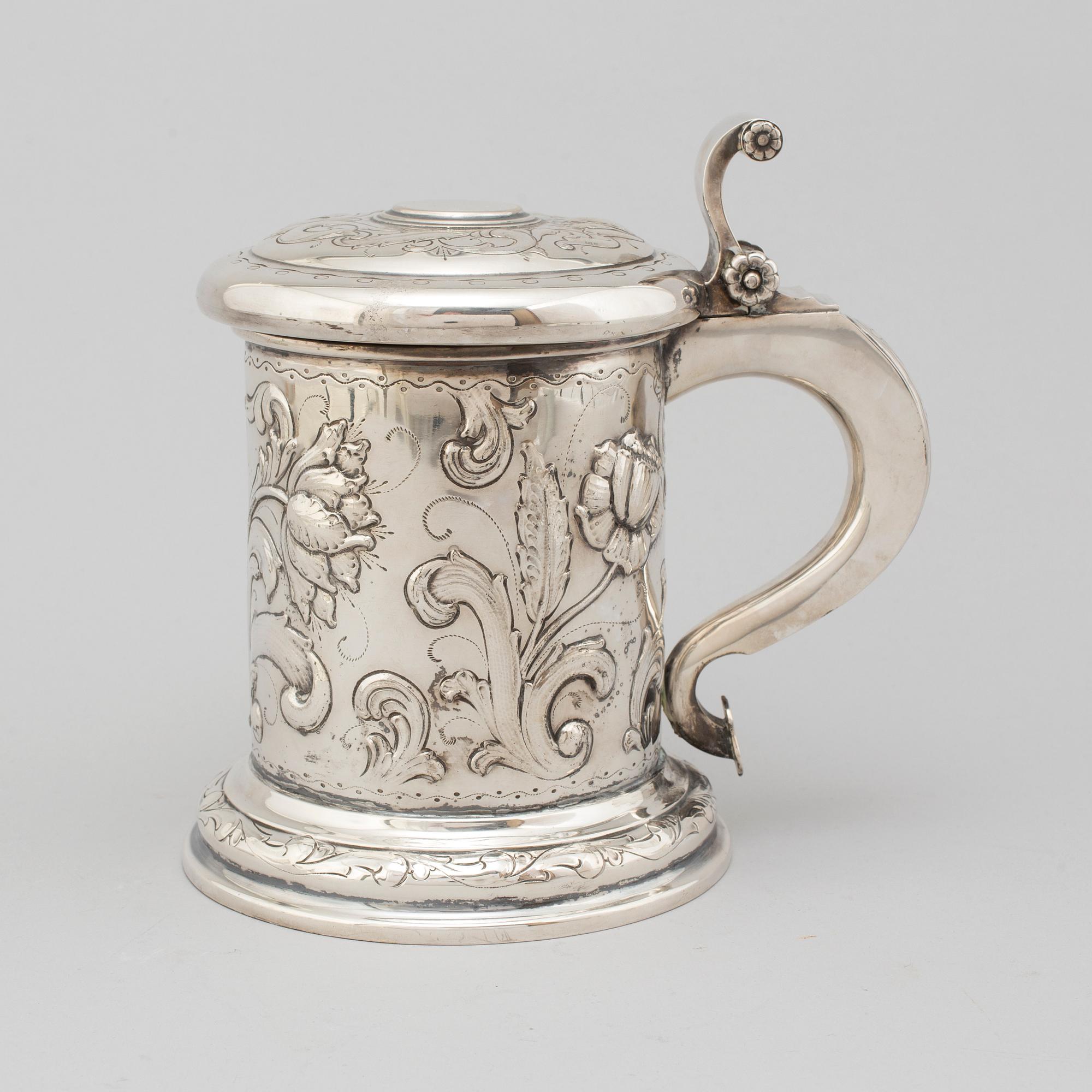 TAGE GÖTHLIN, a silver tankard from Gothenburg, 1949.